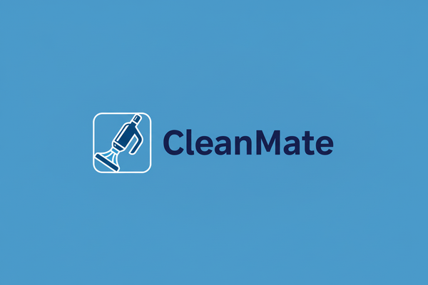 CleanMate Logo with Text